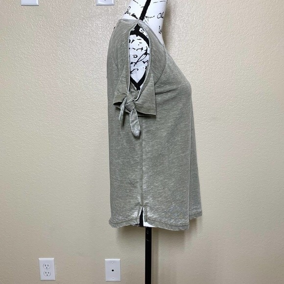 Anthropologie Jane and Delancey green top cold shoulder top size S - Picture 6 of 16